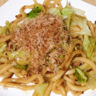 お手軽！乾燥小エビの焼うどん